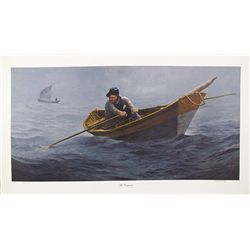 Wellington Ward, The Doryman, Lithograph