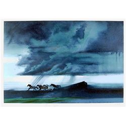 Robert Peak, Pele (Horses Gallop), Lithograph