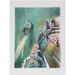 Francis Atlee Caldwell, East West Bound, Lithograph