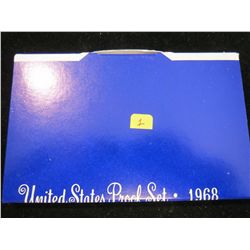 1968S US Silver Mint Set - Proof - Mint Error: off set color printing on box