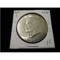 1971S Eisenhower Silver Dollar