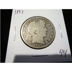 1897 Barber Half Dollar