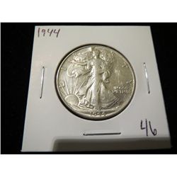 1944 Walking Liberty Half Dollar - AU