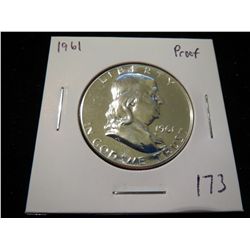 1961 Franklin Half Dollar - Proof