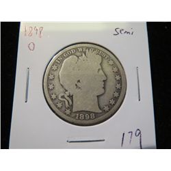 1898O Barber Half Dollar - better date