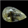 Image 1 : 4.62 CT WHITE WITH GOLDEN RUTILE AFRICA QUARTZ