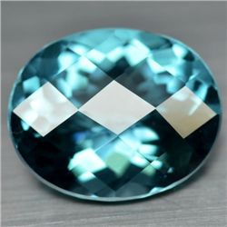 30.03 CT AQUAMARINE AFRICAN QUARTZ