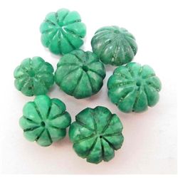 LOT OF 102.7 CTS. OF GREEN EMERALDS