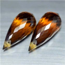 LOT OF 35.80 CTS. OF ORANGE BRAZILIAN CITRINE