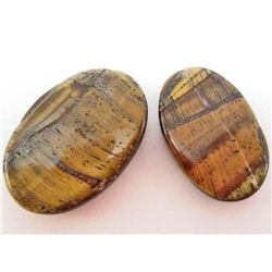 LOT OF 112.6 CTS. OF NATURAL TIGER'S EYE GEMS