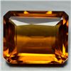 Image 1 : 28.99 CT GOLDEN ORANGE BRAZILIAN CITRINE