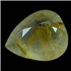 Image 1 : 5.08 CT WHITE WITH GOLDEN RUTILE AFRICAN QUARTZ