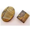 Image 1 : LOT OF 112.0 CTS. OF NATURAL TIGER'S EYE GEMS