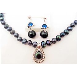 MULTICOLOR PEARL JEWELRY SET