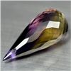 Image 1 : 18.06 CT PURPLE AND GOLDEN BOLIVIAN AMETRINE