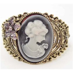 BAROQUE CAMEO ESTATE JEWELRY BRACELET