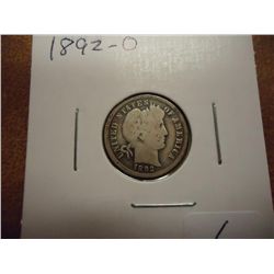 1892-O BARBER DIME