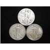 Image 1 : 1936,38 & 39 WALKING LIBERTY HALF DOLLARS
