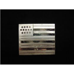 21 GRAM STERLING SILVER INGOT JOHN PAUL JONES FLAG