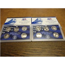 2004 & 2005 US 50 STATE QUARTERS PROOF SETS