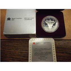 1982 CANADA REGINA SILVER DOLLAR PF .3750 OZ. ASW