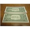 Image 2 : 2-2003-A $1 FRN'S LOW CONSECUTIVE SERIAL 'S (UNC)