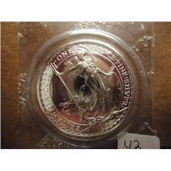 2012 GREAT BRITAIN 1 OZ SILVER 2 POUND BRITANIA