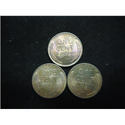 1944 P/D/S UNC LINCOLN CENTS