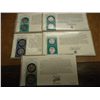 Image 1 : 5 US MINT 50 STATE QUARTERS FDC'S 1999