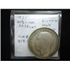 Image 2 : 1921 GREAT BRITAIN SILVER HALF CROWN .2273 OZ. ASW