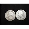 Image 1 : 1949 P & S WASHINGTON SILVER QUARTERS