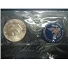 Image 1 : 1972-S  IKE SILVER DOLLAR UNC (BLUE PACK)