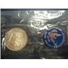 Image 2 : 1972-S  IKE SILVER DOLLAR UNC (BLUE PACK)