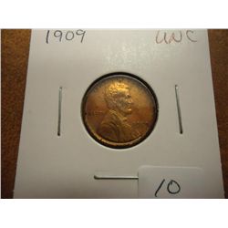 1909 LINCOLN CENT UNC