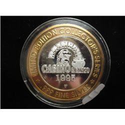 CASINO $10 SILVER TOKEN (UNC) RAINBOW CASINO &