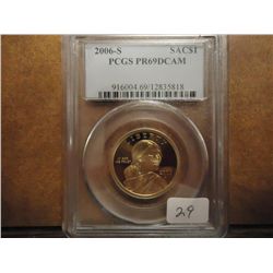 2006-S SACAGAWEA DOLLAR PCGS PR69 DCAM