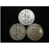 Image 1 : 1936,37 & 39 WALKING LIBERTY HALF DOLLARS