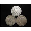Image 2 : 1936,37 & 39 WALKING LIBERTY HALF DOLLARS