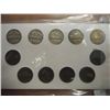Image 2 : 1942-45 35% SILVER JEFFERSON WAR NICKELS 11 COINS