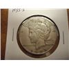 Image 1 : 1935-S PEACE SILVER DOLLAR