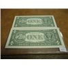 Image 2 : 2-2003-A $1 FRN'S LOW CONSECUTIVE SERIAL 'S (UNC)
