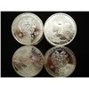 Image 2 : ROLL OF 20-2011 ARMENIAN 200 DRAMS SILVER NOAH'S ARK COINS