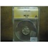 Image 1 : 1935 MERCURY DIME ANACS MS61 FSB