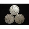 Image 2 : 1941,42 & 45-D WALKING LIBERTY HALF DOLLARS