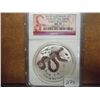 Image 1 : 2013-P AUSTRALIA SILVER DOLLAR YEAR OF THE SNAKE