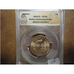 2009-P NATIVE AMERICAN DOLLAR ANACS SP69