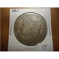 1883 MORGAN SILVER DOLLAR