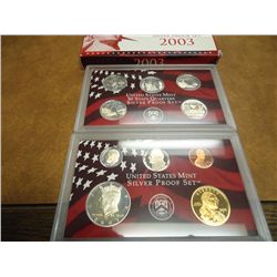 2003 US SILVER PROOF SET (WITH BOX)