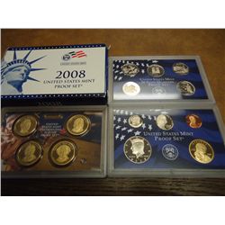 2008 US PROOF SET (WITH BOX) 14 PIECES