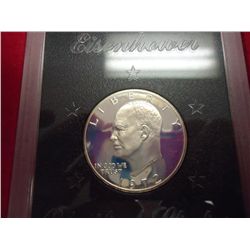 1972-S  IKE SILVER DOLLAR PF (BROWN PACK)
